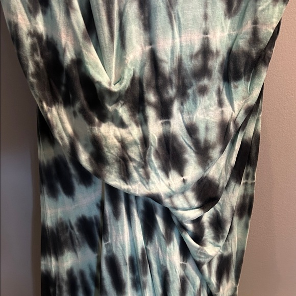 Young Fabulous & Broke Aqua and Black Maxi Dress - Picture 3 of 7